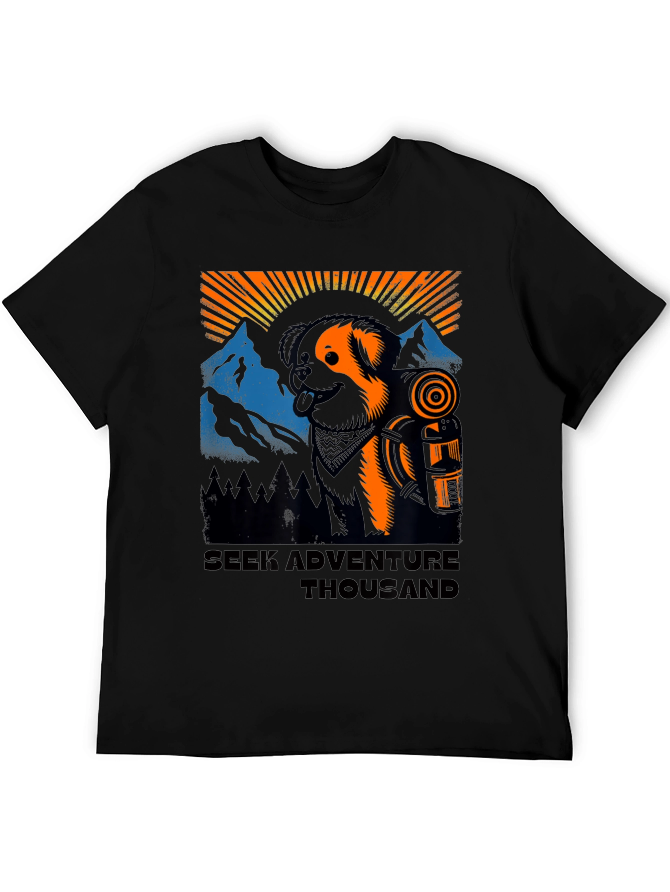 Adventure Dog Graphic Tee - Unisex Hiking Shirt