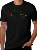 Noche Mexicana Black Graphic T-Shirt