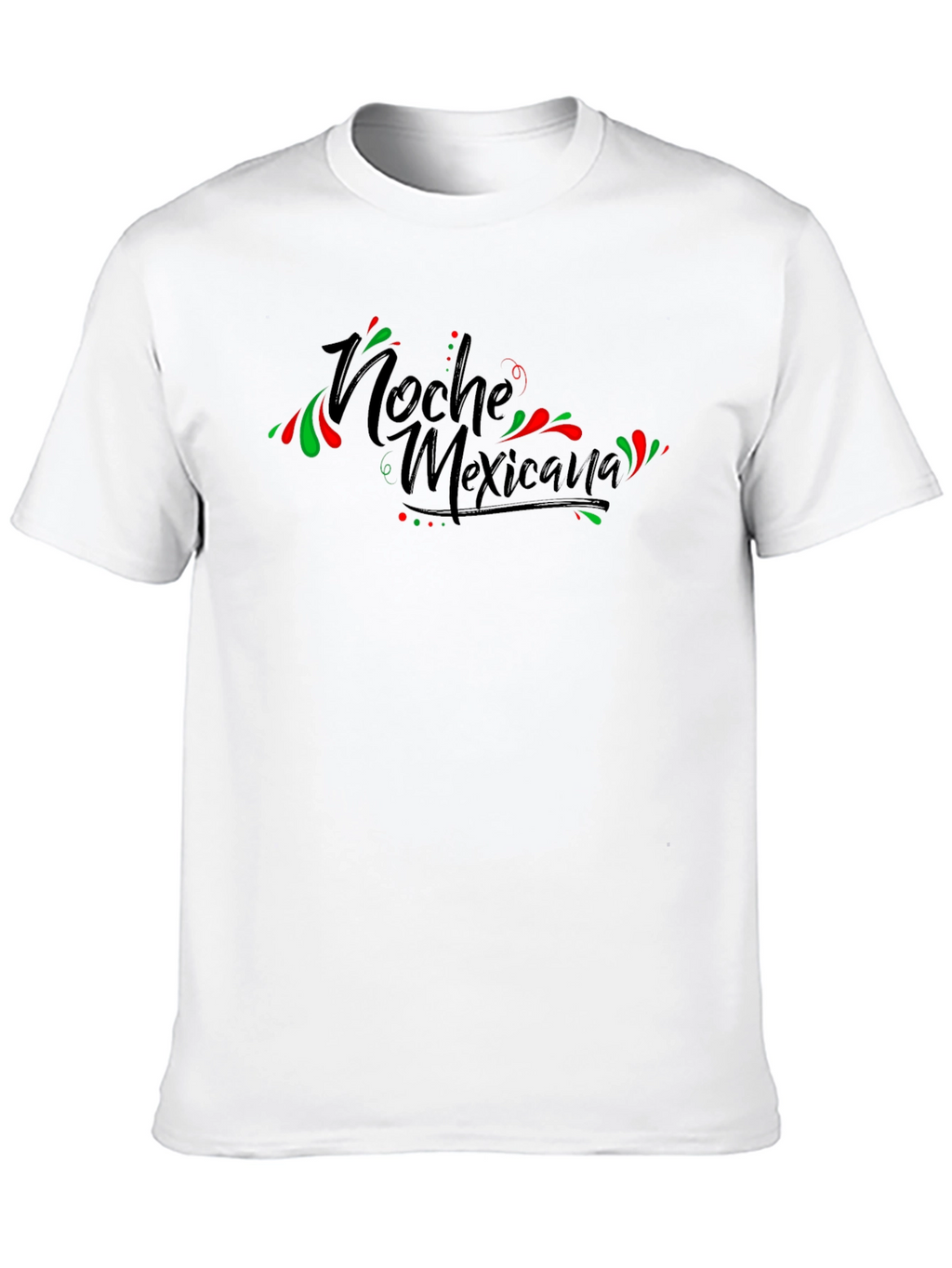 Noche Mexicana Black Graphic T-Shirt