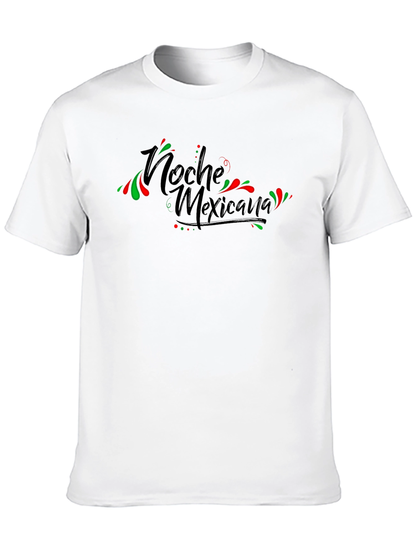 Noche Mexicana Black Graphic T-Shirt