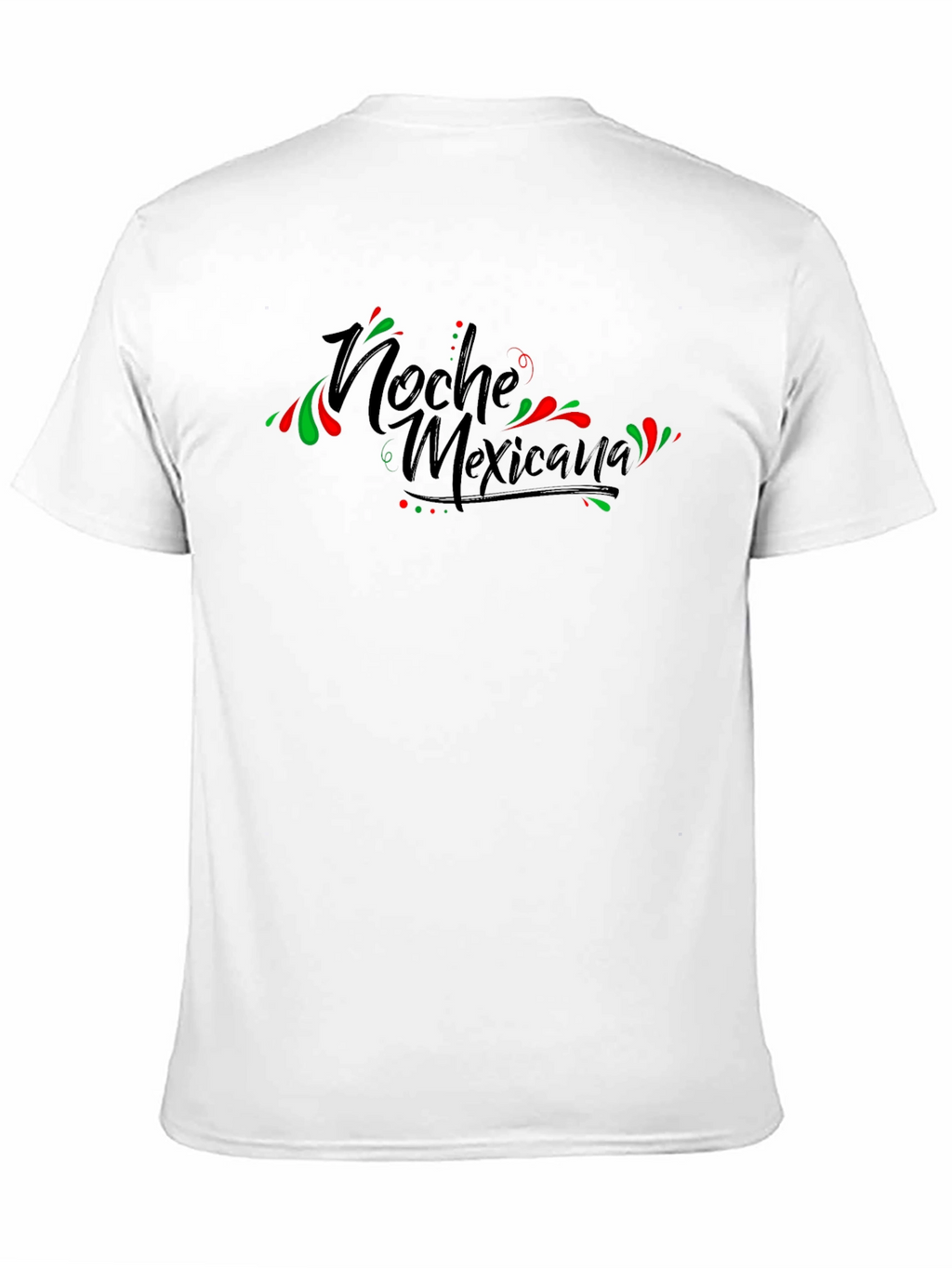 Noche Mexicana Black Graphic T-Shirt