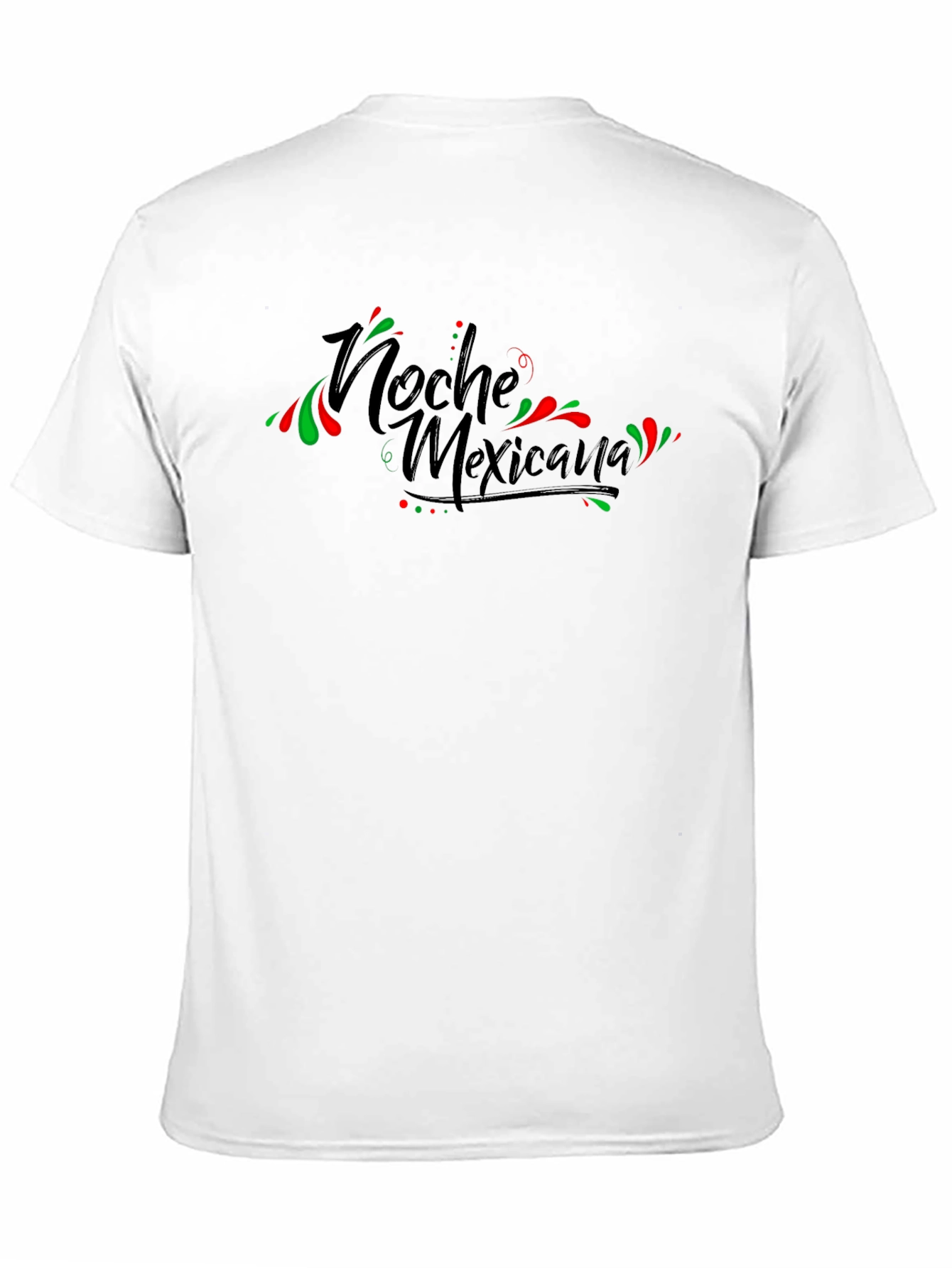 Noche Mexicana Black Graphic T-Shirt