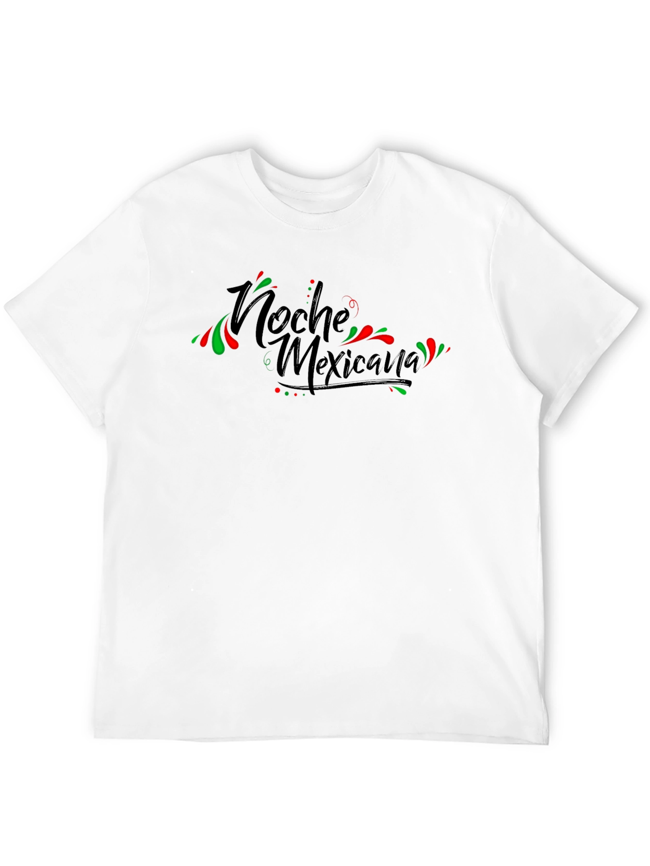 Noche Mexicana Black Graphic T-Shirt