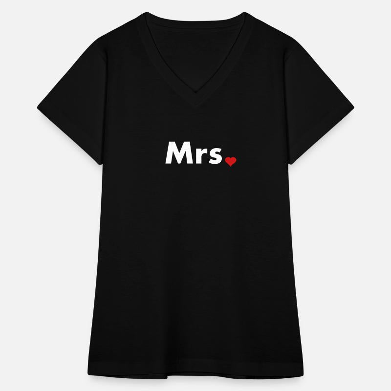 Mrs with heart dot - part of Mr and Mrs set