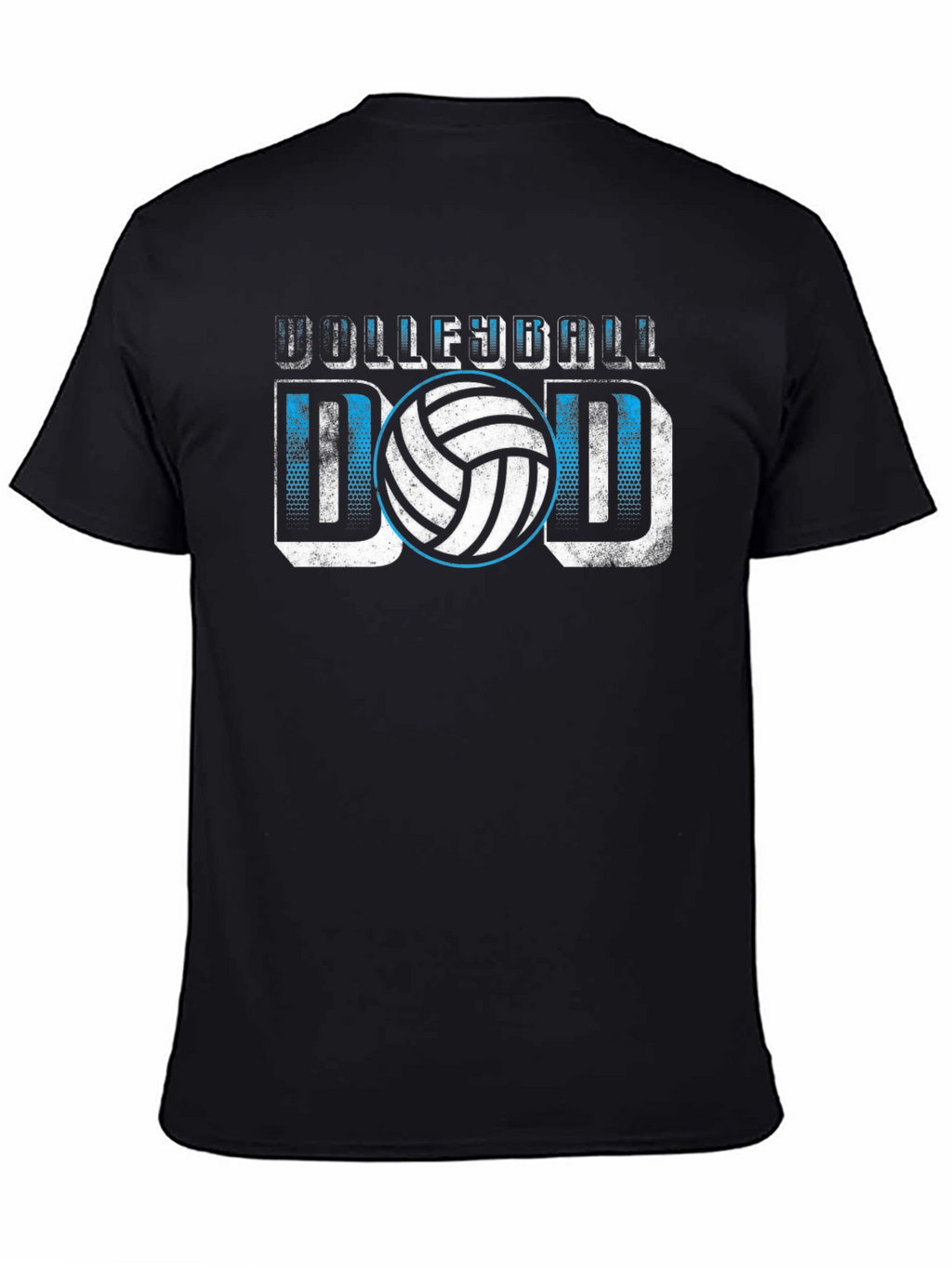 Volleyball Dad Graphic T-Shirt - Black