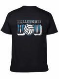 Volleyball Dad Graphic T-Shirt - Black
