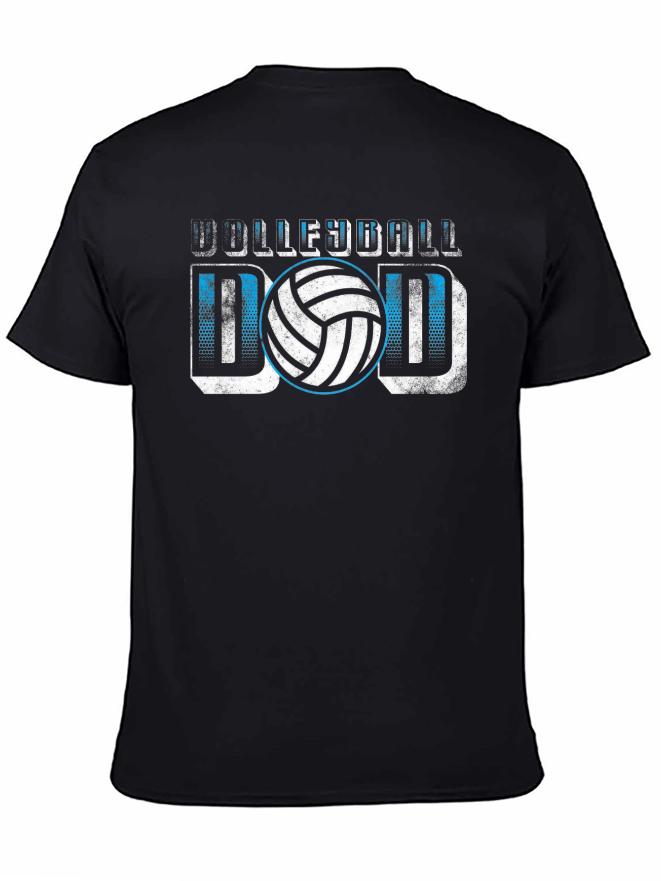 Volleyball Dad Graphic T-Shirt - Black