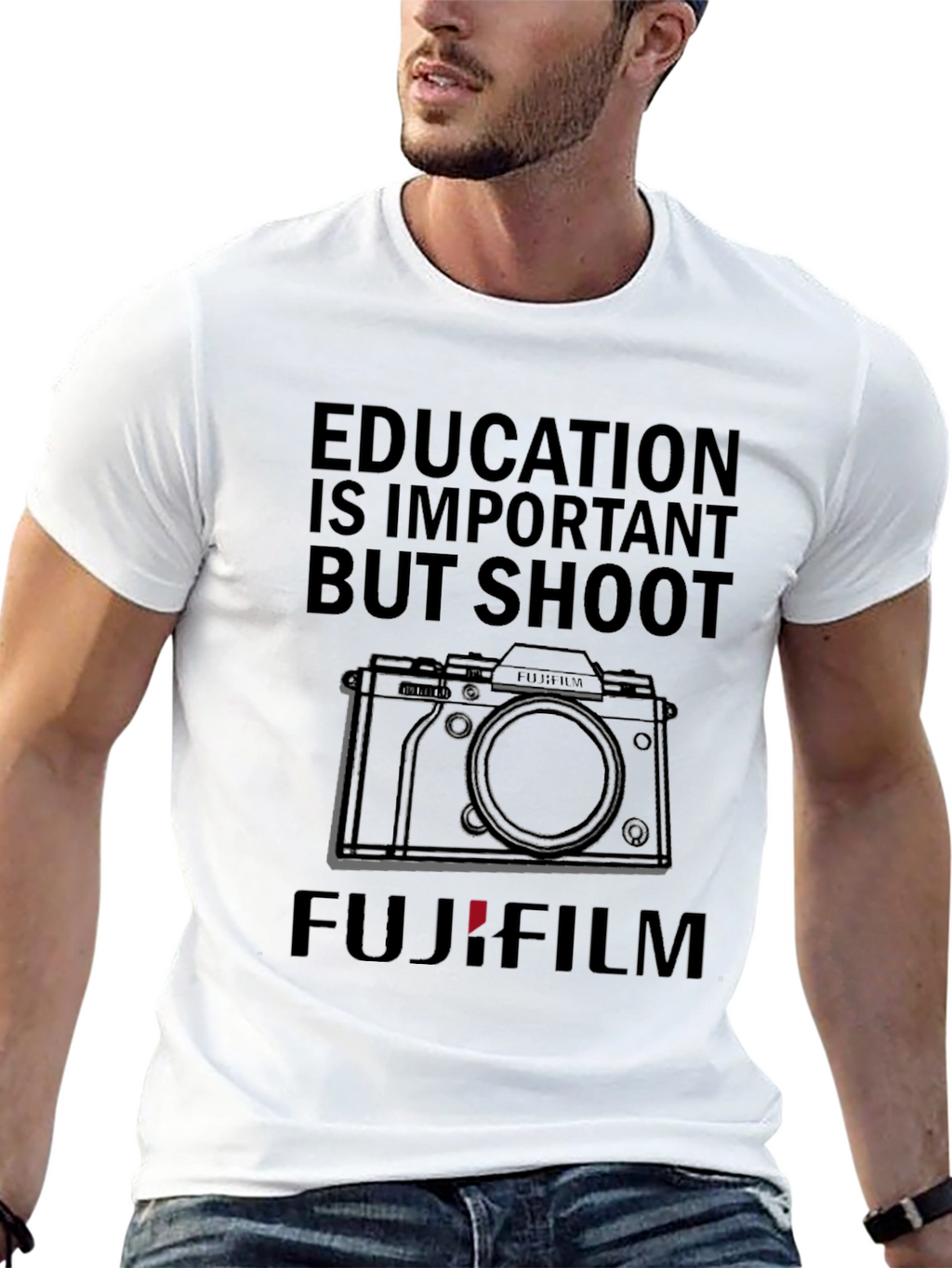 Education is Important But Shoot T-Shirt