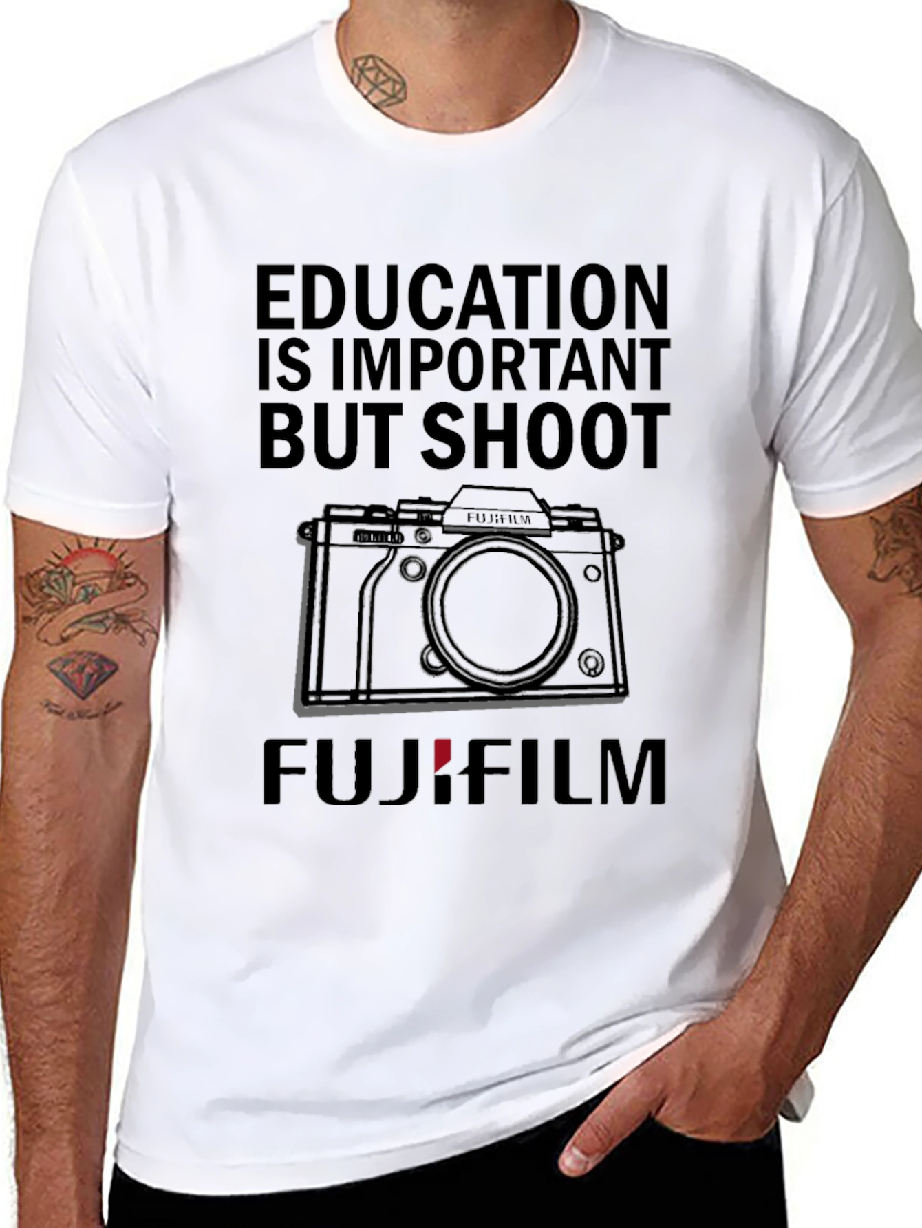 Education is Important But Shoot T-Shirt