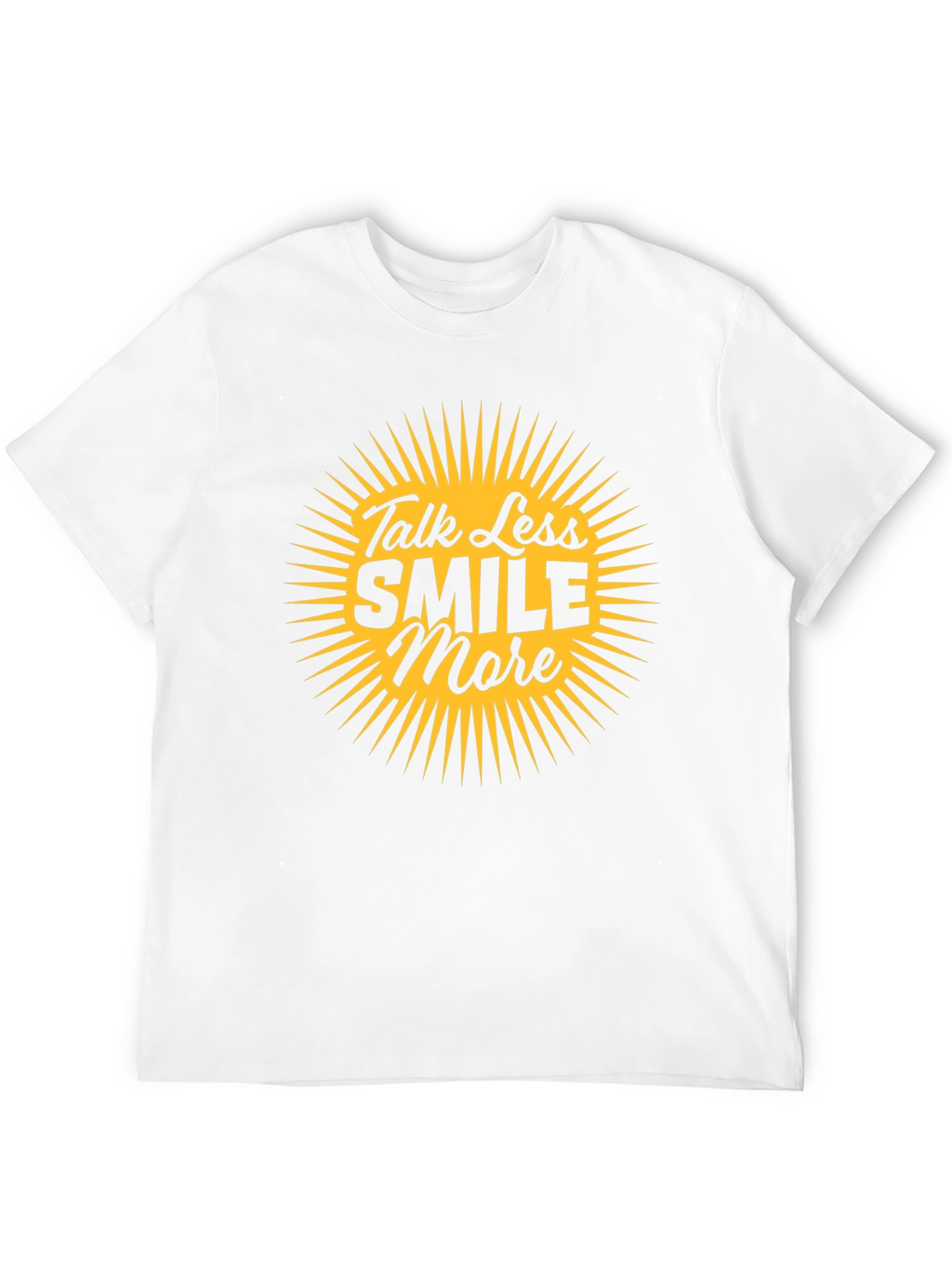 Talk Less Smile More Graphic Tee - Black