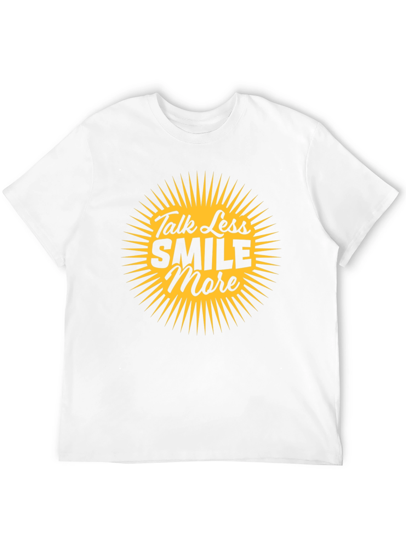Talk Less Smile More Graphic Tee - Black