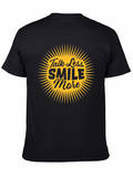 Talk Less Smile More Graphic Tee - Black