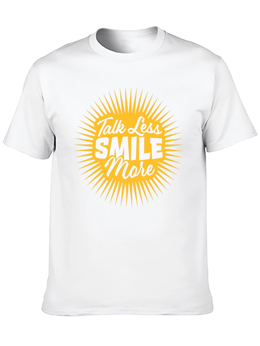 Talk Less Smile More Graphic Tee - Black