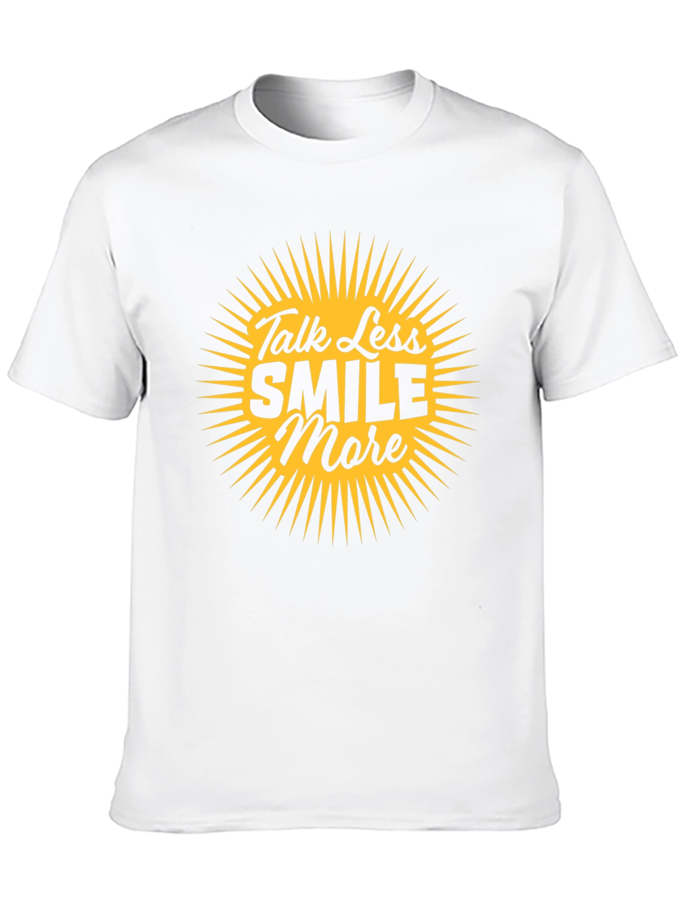 Talk Less Smile More Graphic Tee - Black