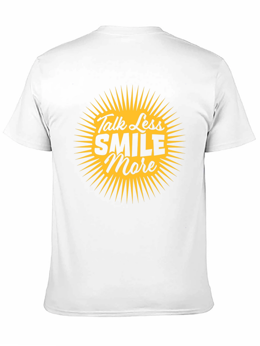 Talk Less Smile More Graphic Tee - Black