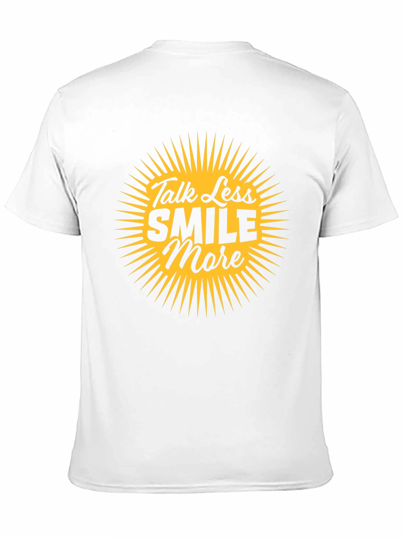 Talk Less Smile More Graphic Tee - Black