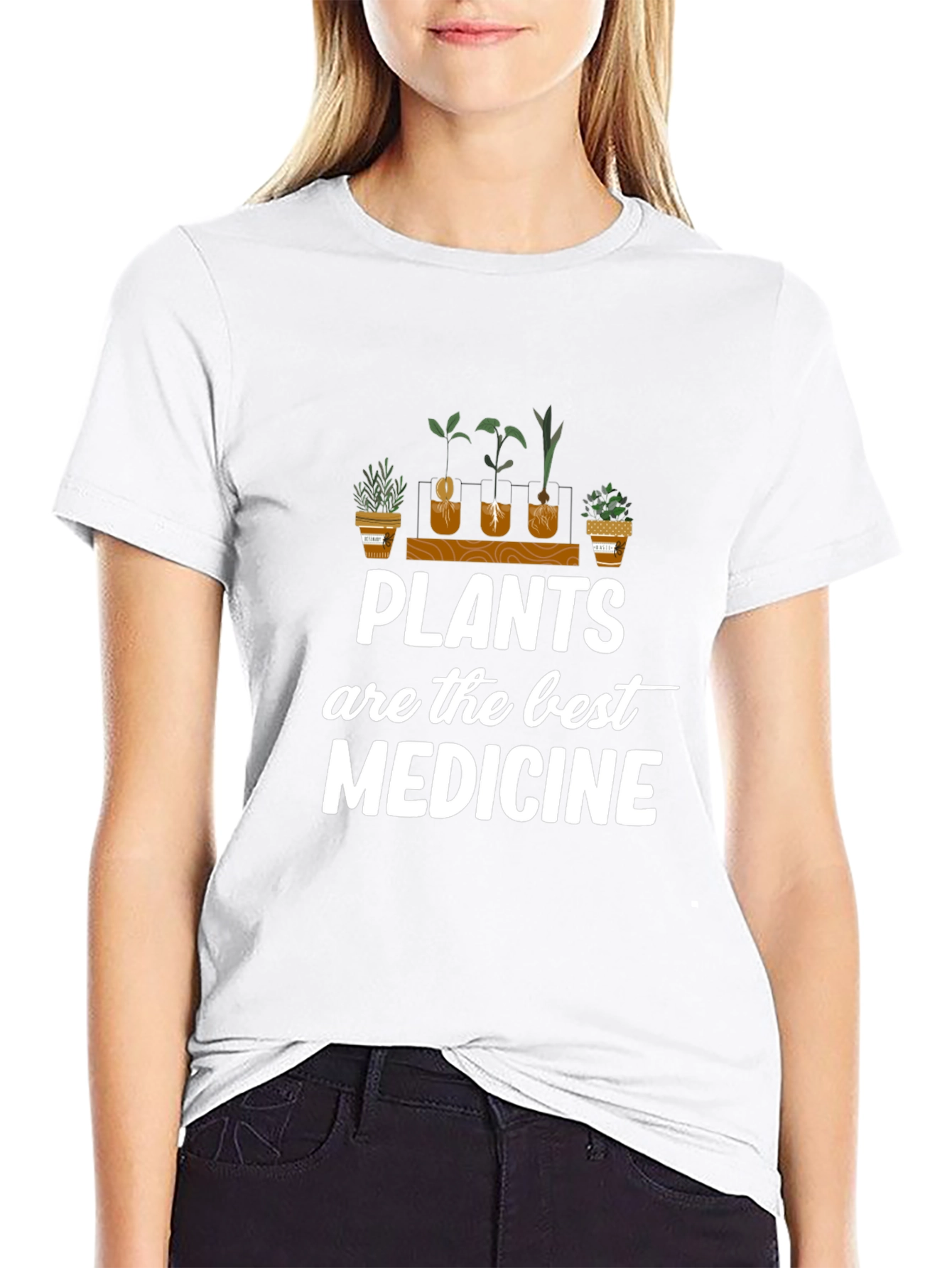 Plants are the Best Medicine Graphic Tee
