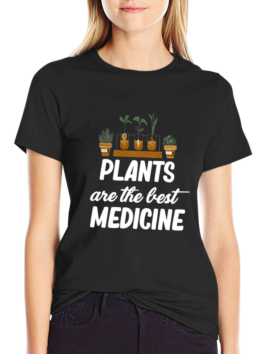 Plants are the Best Medicine Graphic Tee