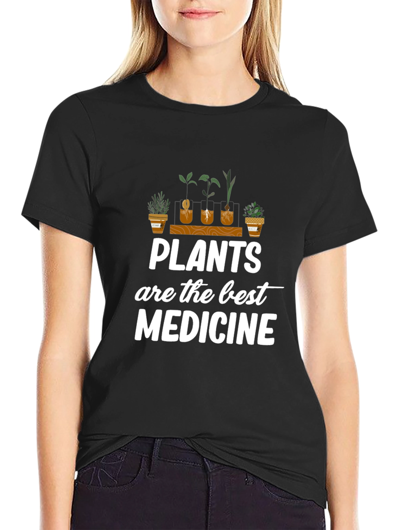 Plants are the Best Medicine Graphic Tee