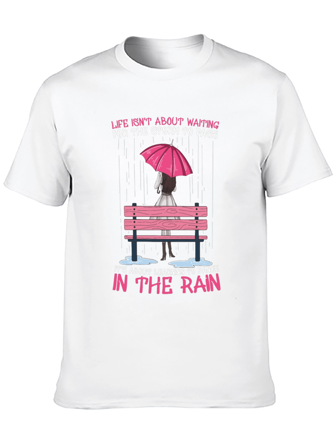 Dance in the Rain Graphic Tee - Inspirational T-Shirt