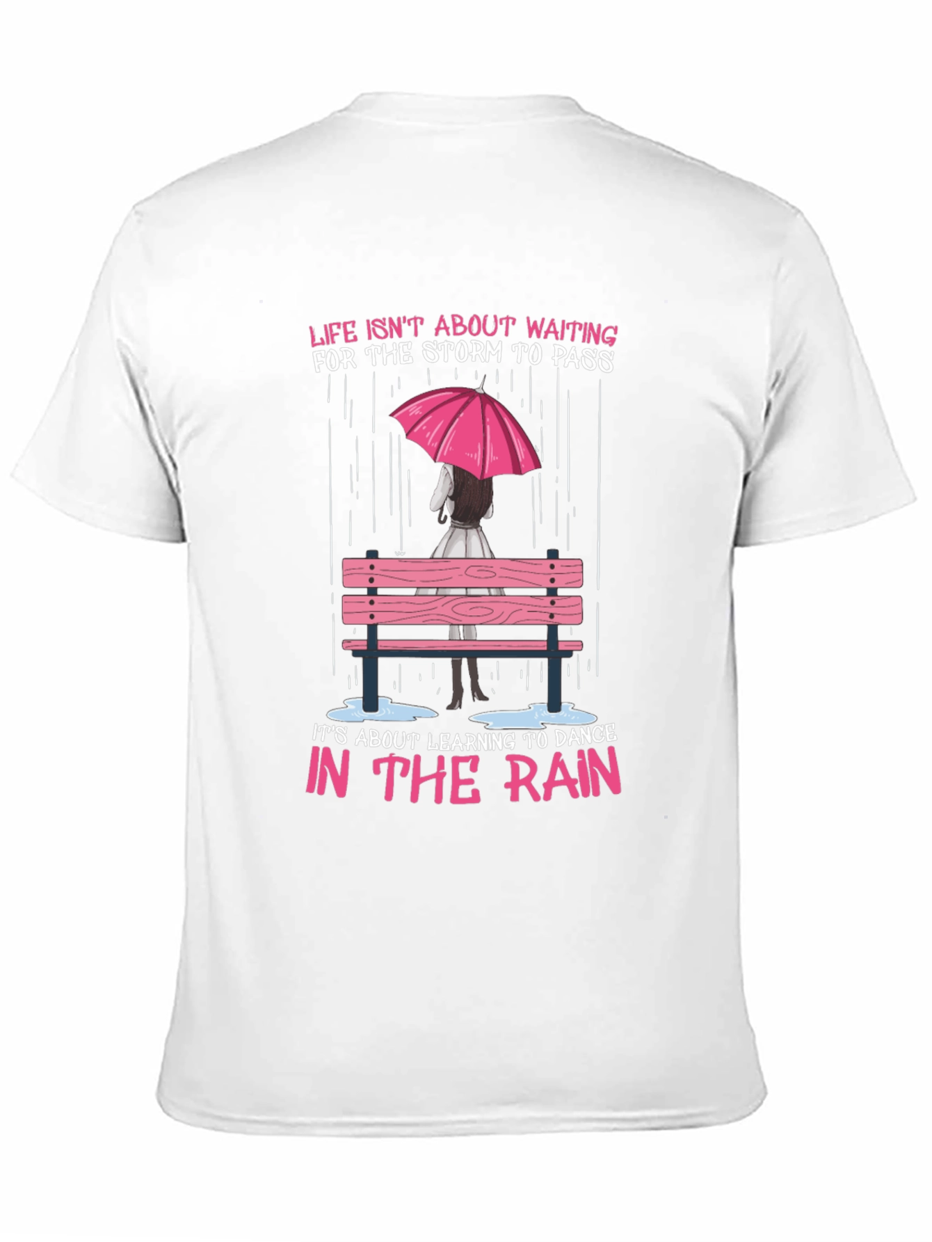 Dance in the Rain Graphic Tee - Inspirational T-Shirt