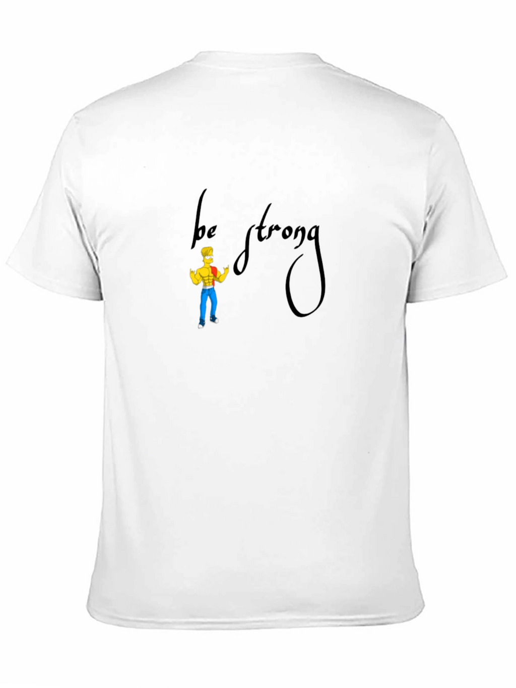 Be Strong Graphic Tee - Black