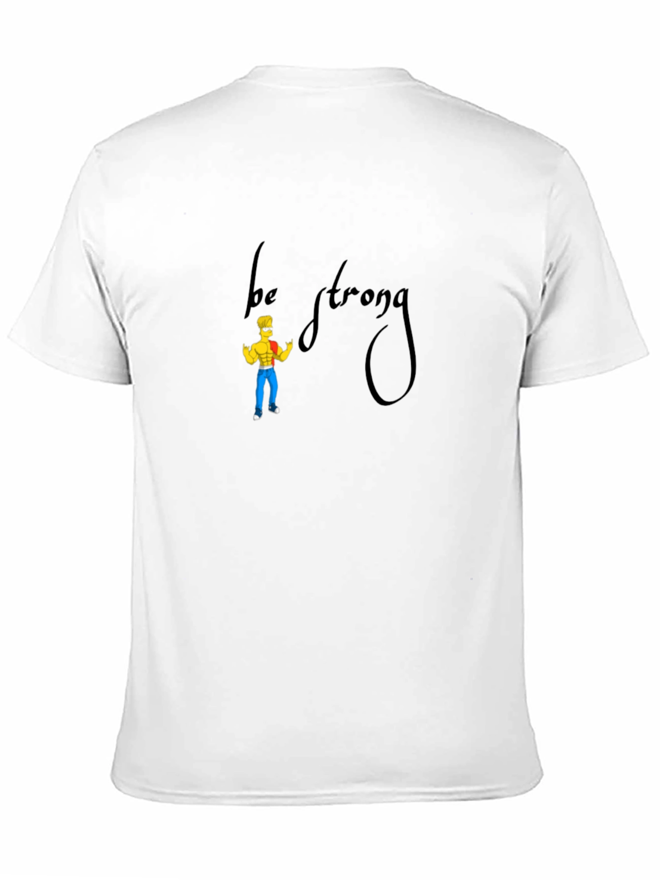 Be Strong Graphic Tee - Black