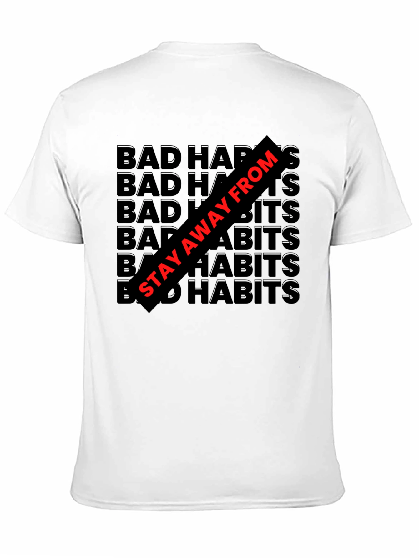 Bad Habits Graphic Tee - Stay Away From