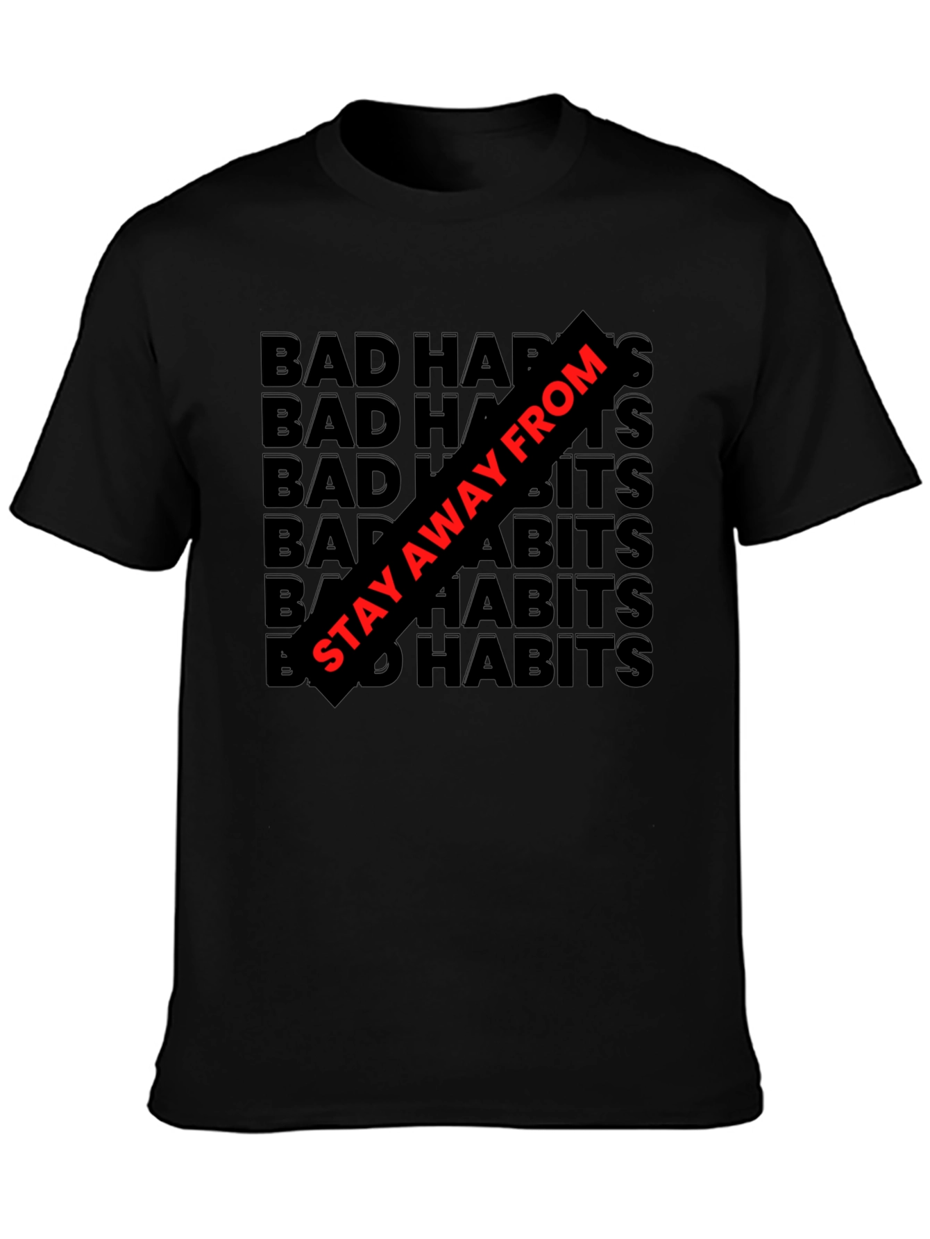 Bad Habits Graphic Tee - Stay Away From