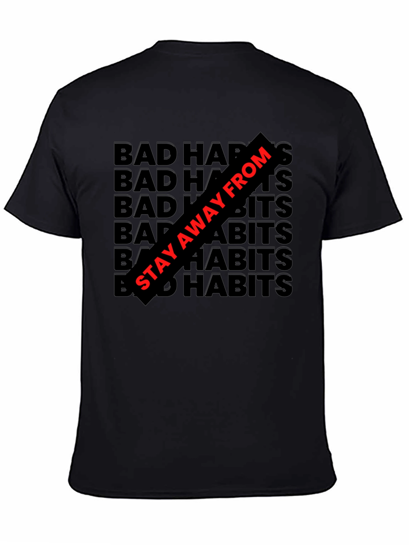 Bad Habits Graphic Tee - Stay Away From