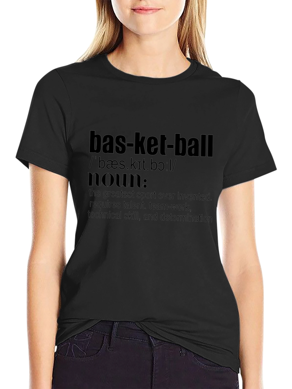 Basketball Definition T-Shirt - Sporty Tee