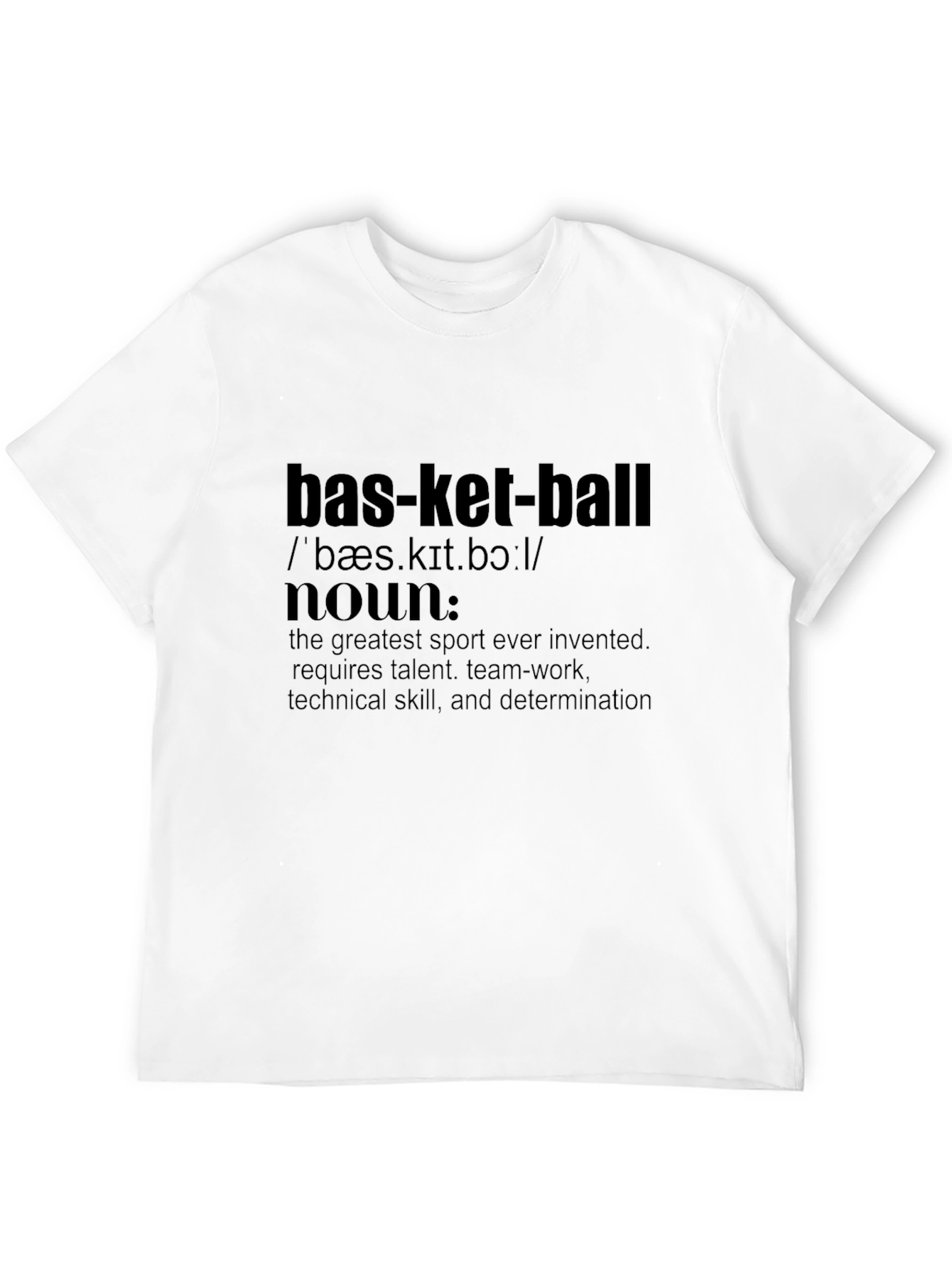 Basketball Definition T-Shirt - Sporty Tee