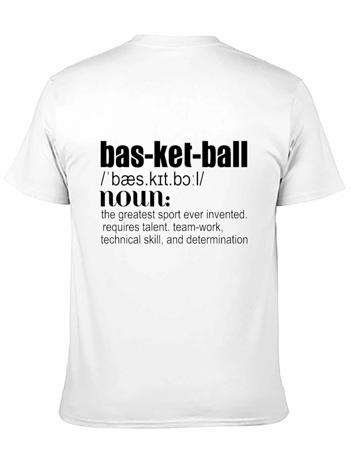 Basketball Definition T-Shirt - Sporty Tee