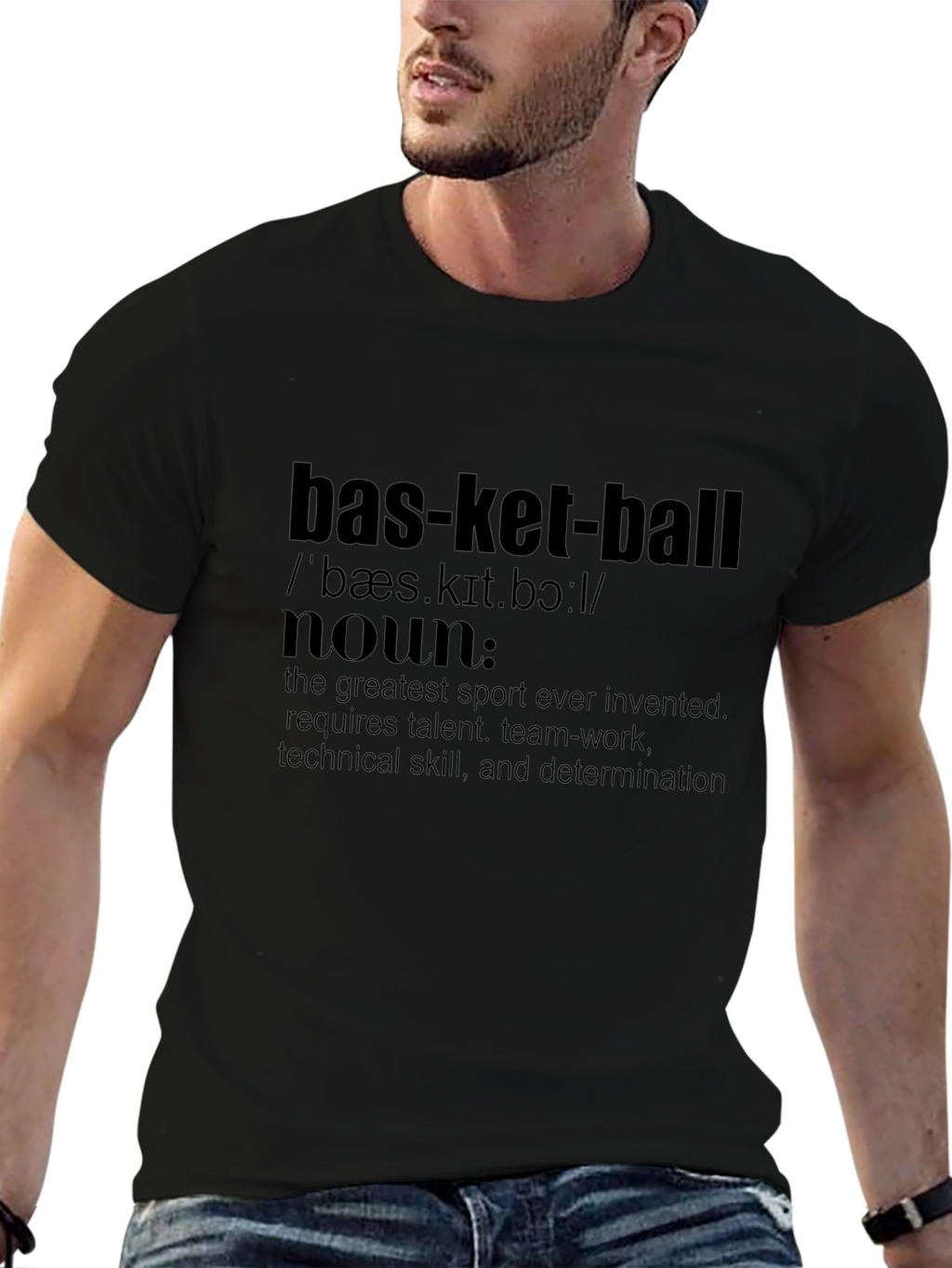 Basketball Definition T-Shirt - Sporty Tee