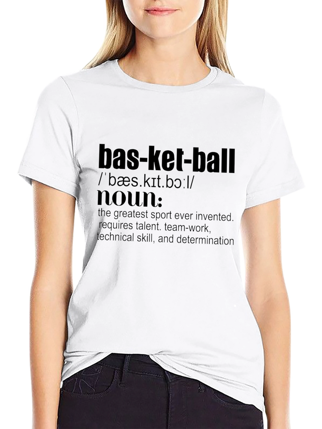 Basketball Definition T-Shirt - Sporty Tee