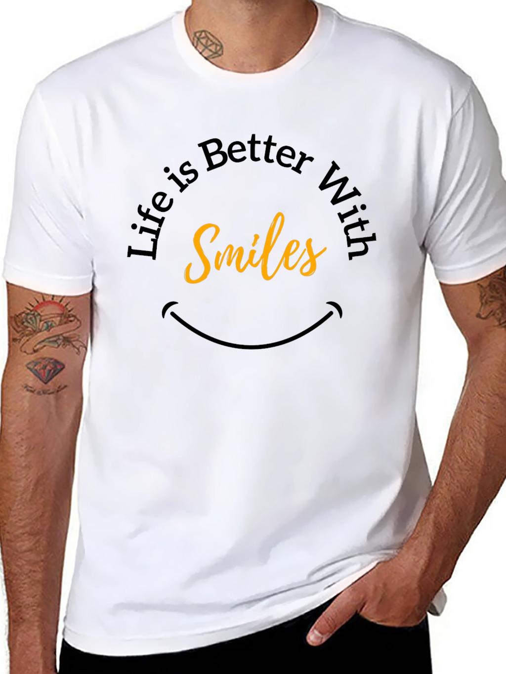 Life is Better With Smiles - Graphic Tee