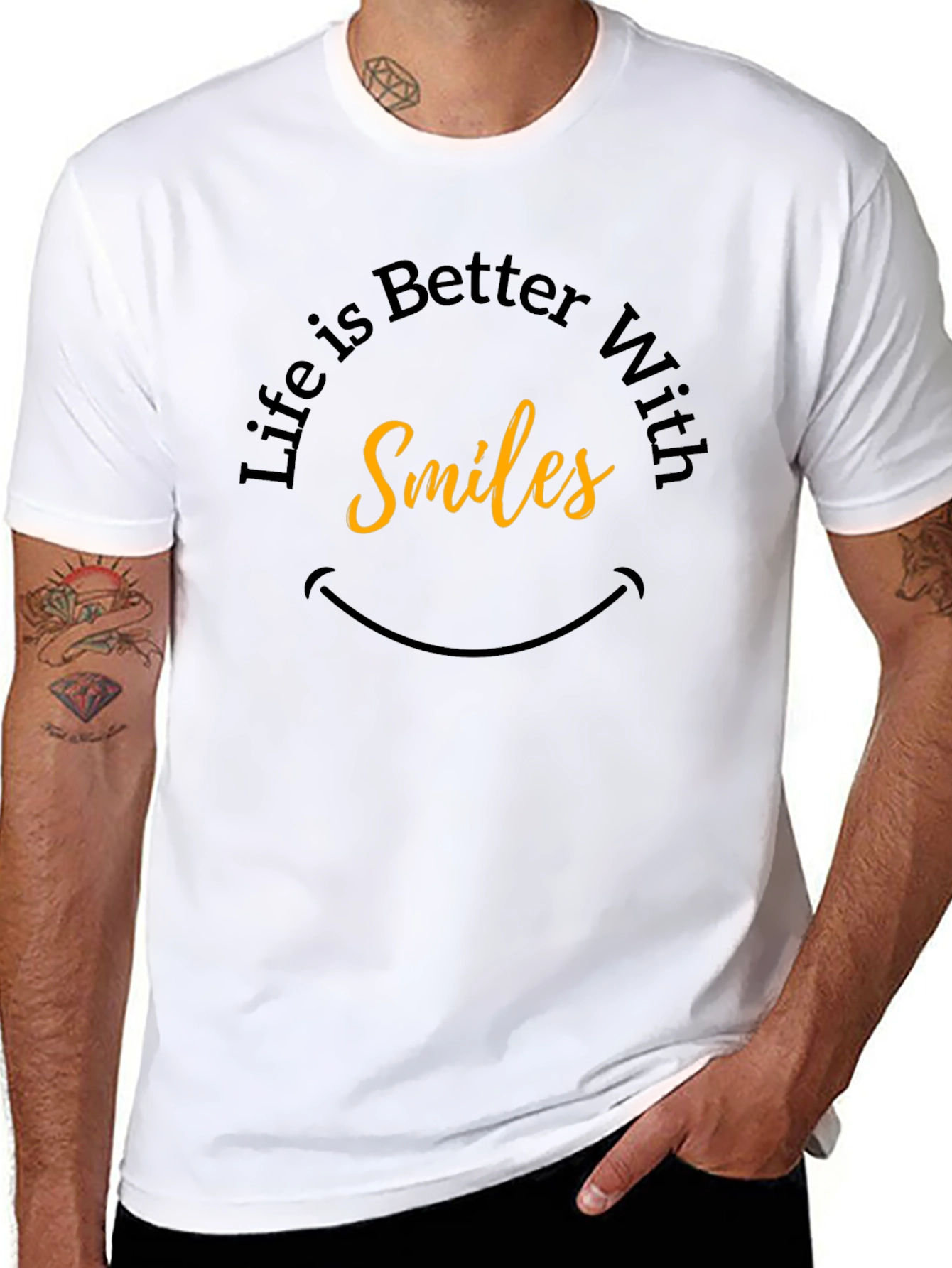 Life is Better With Smiles - Graphic Tee