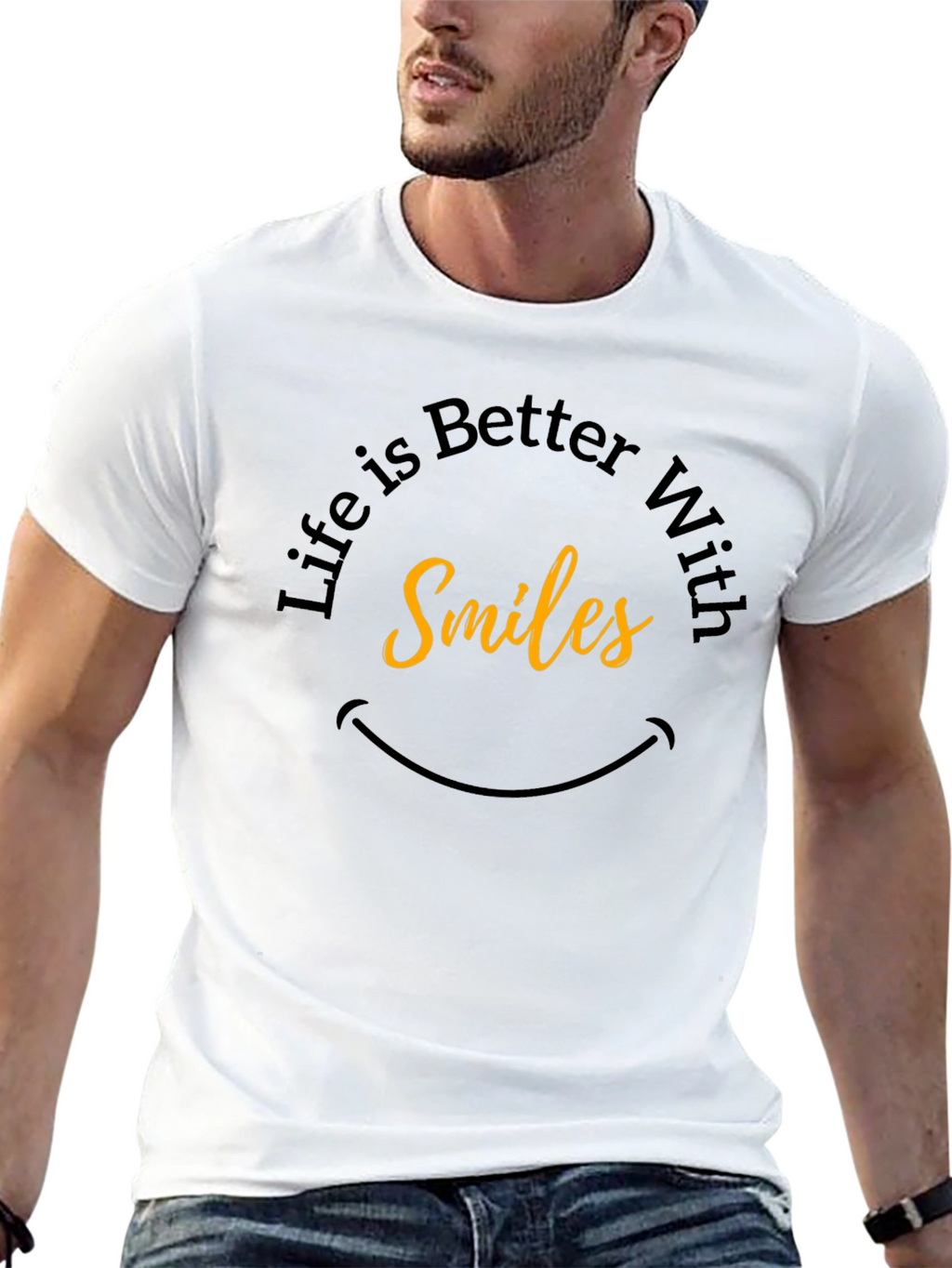Life is Better With Smiles - Graphic Tee
