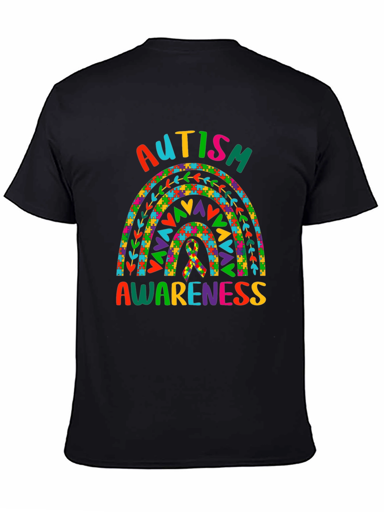 Autism Awareness Rainbow T-Shirt