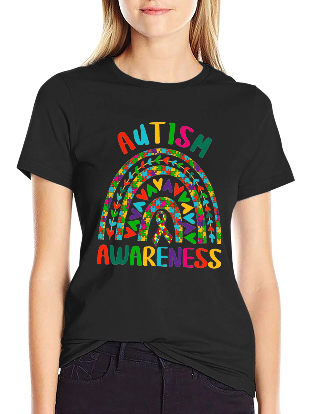 Autism Awareness Rainbow T-Shirt