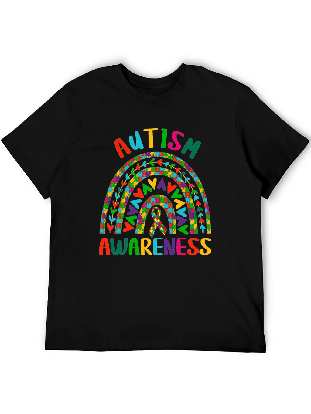 Autism Awareness Rainbow T-Shirt