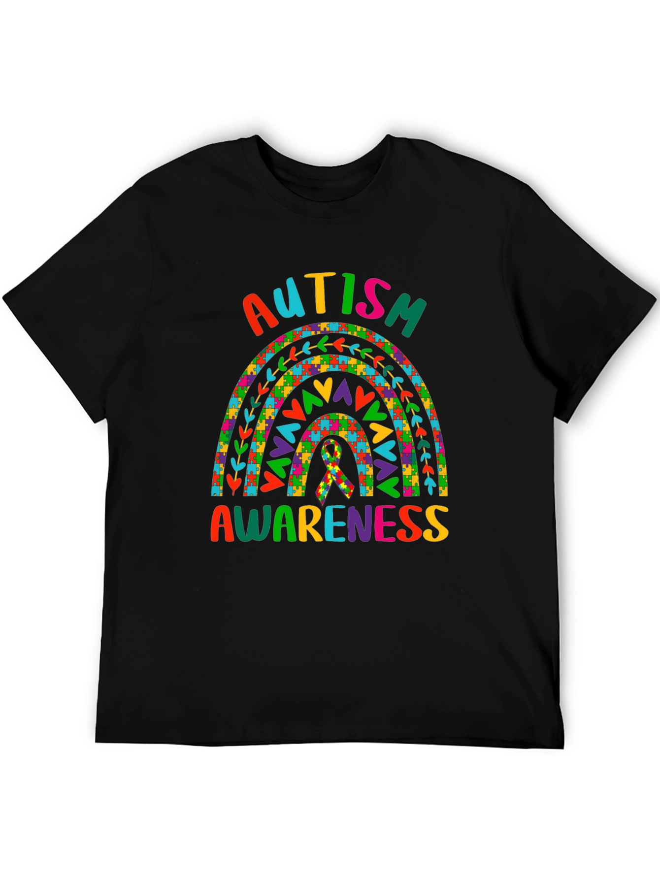 Autism Awareness Rainbow T-Shirt