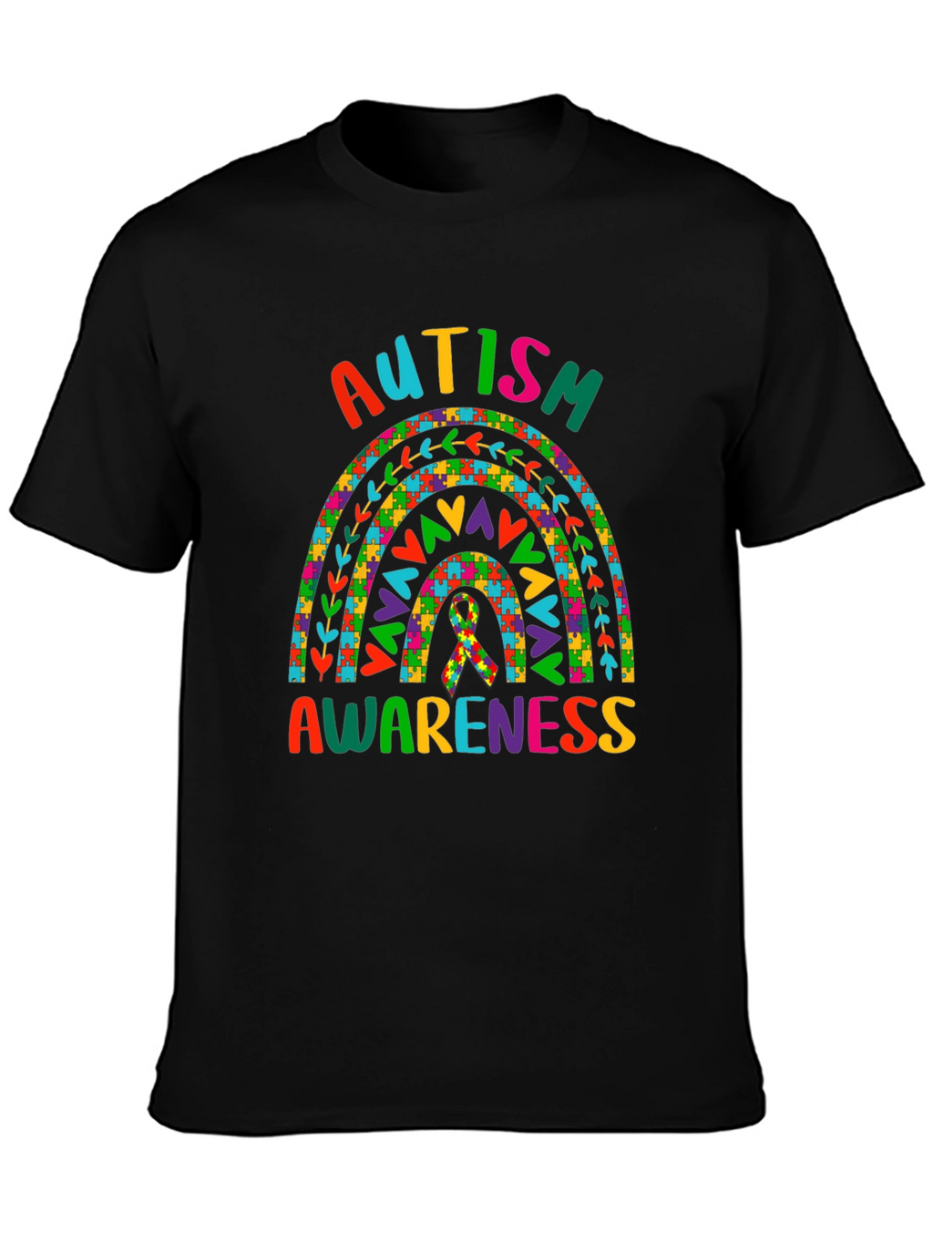 Autism Awareness Rainbow T-Shirt