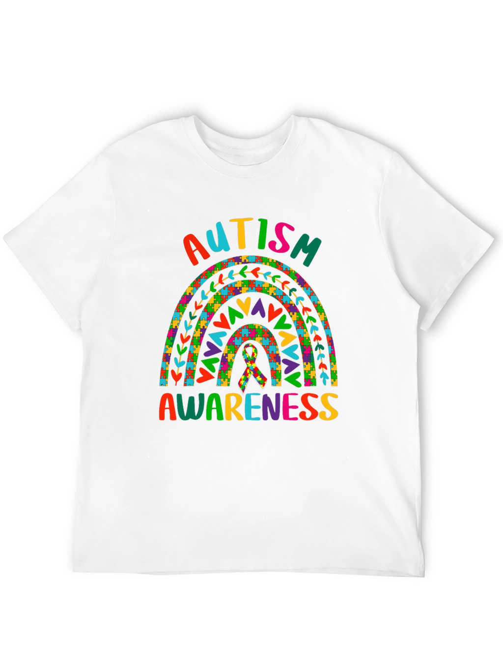 Autism Awareness Rainbow T-Shirt
