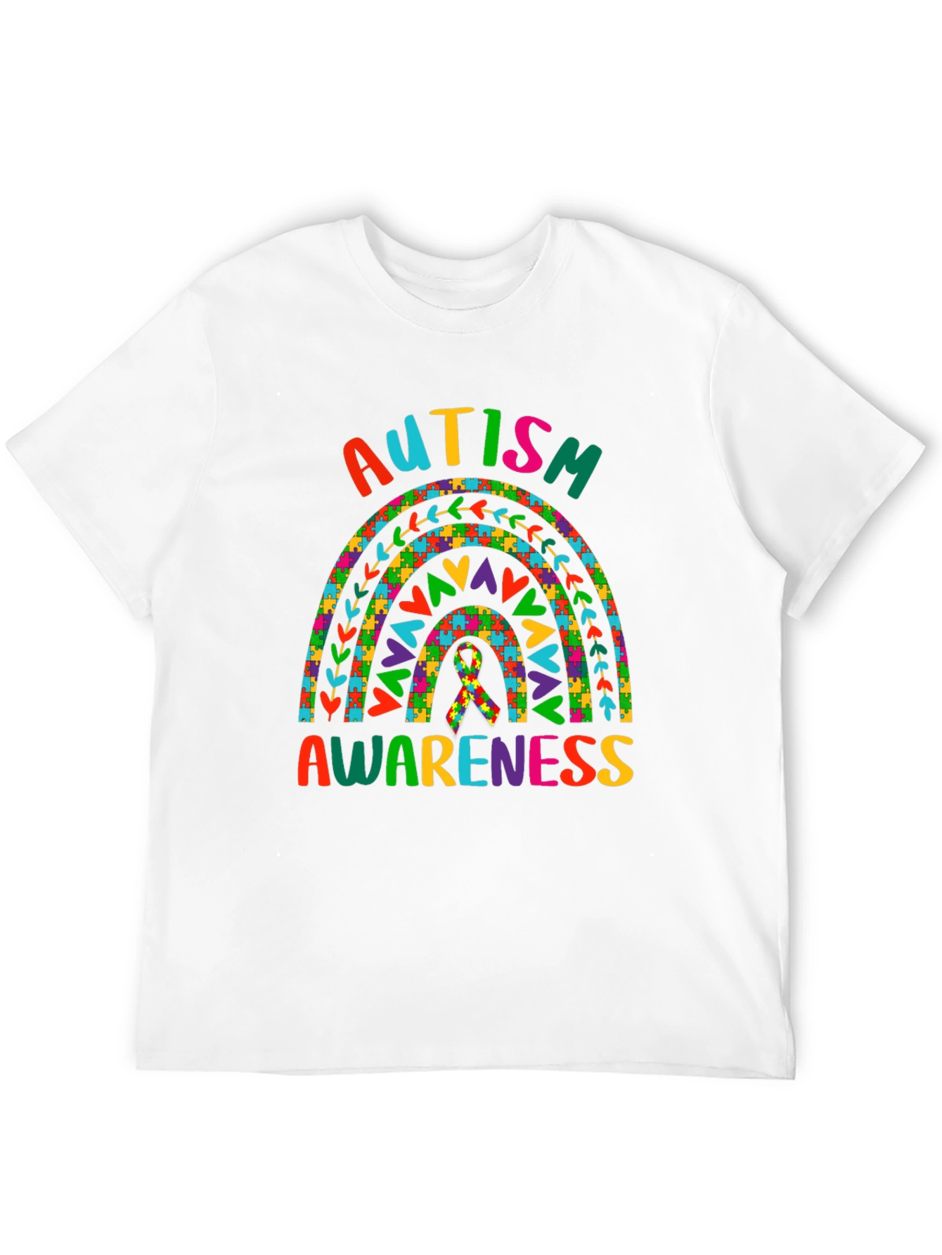 Autism Awareness Rainbow T-Shirt