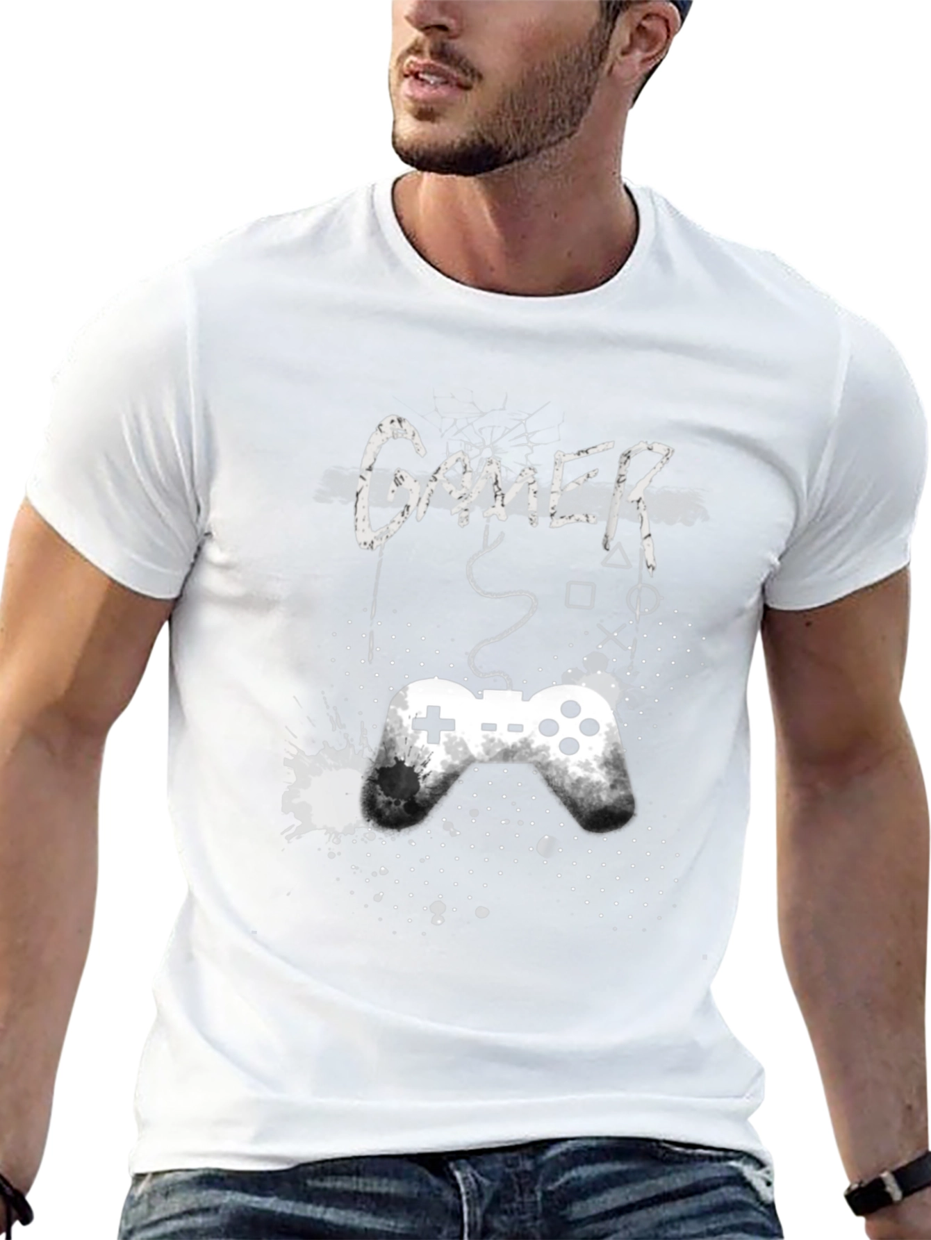 Gamer Controller Graphic T-Shirt