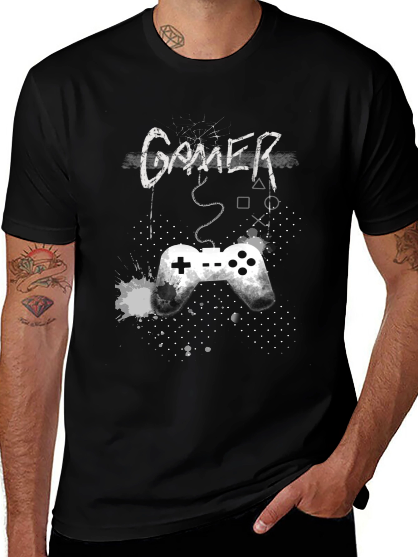 Gamer Controller Graphic T-Shirt