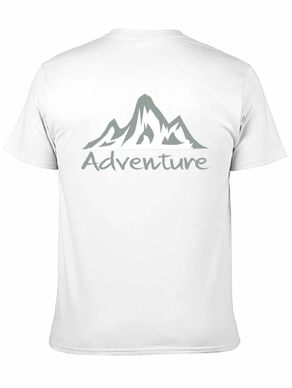 Adventure Mountain Graphic Tee - Black Cotton Blend