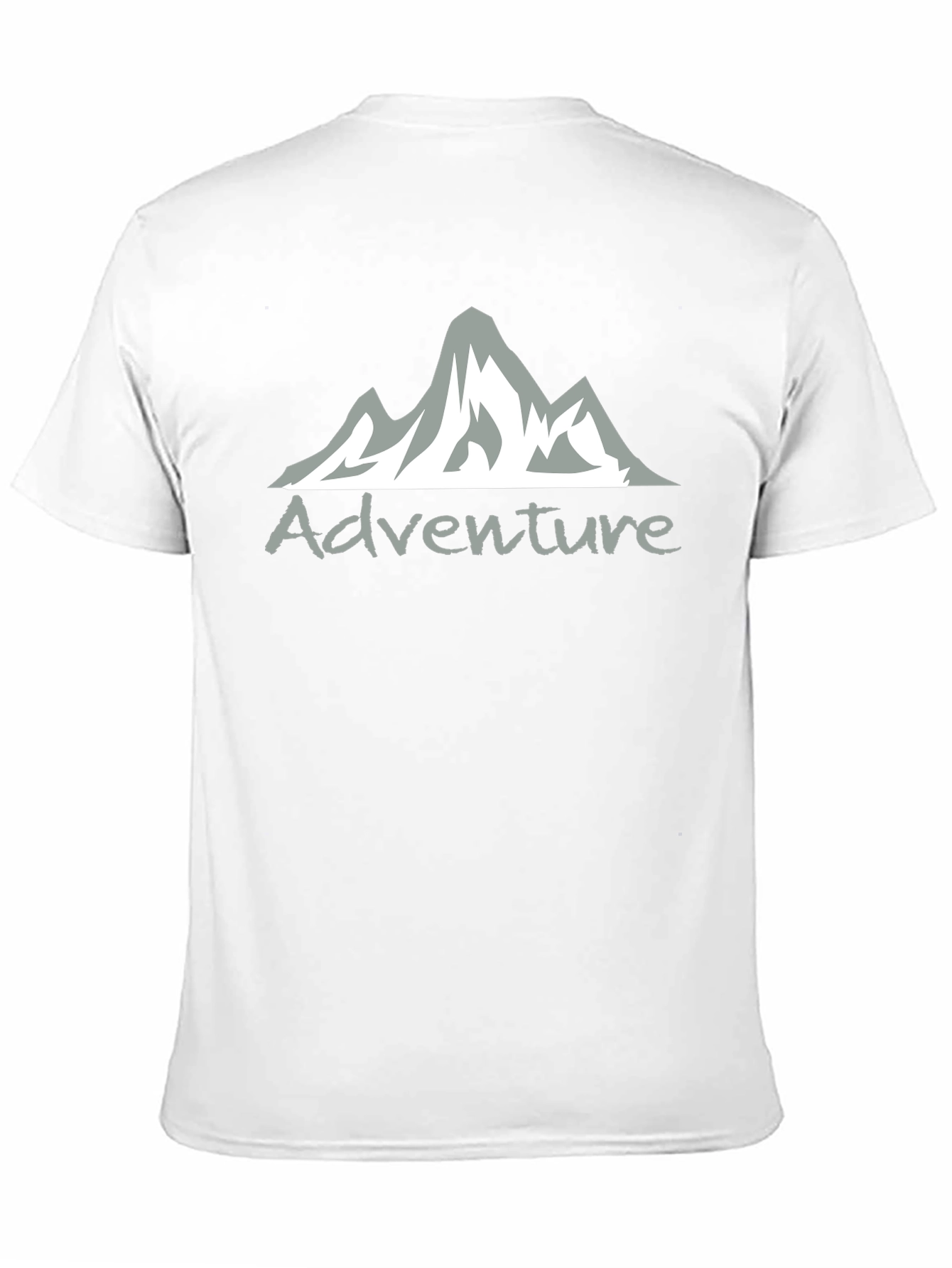 Adventure Mountain Graphic Tee - Black Cotton Blend