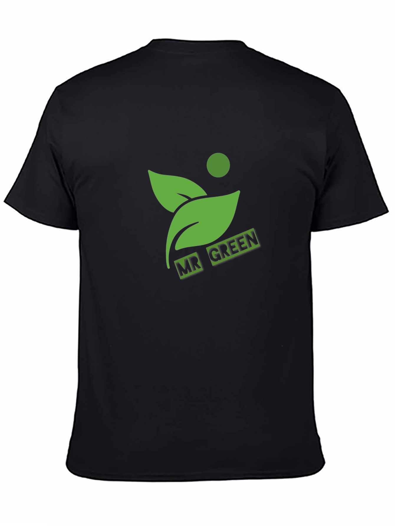 Mr. Green Graphic Tee - Black Cotton Blend